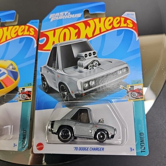 Tooned 1970 Dodge Charger And Twin Mill Hot Wheels New Sealed #170 #161 - Picture 3 of 7